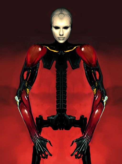 Ghost in the shell concept art